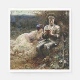 Tempo von Sir Percival (mittelalterlicher Ritter) Serviette