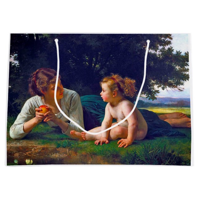 Temptation, Bouguereau Große Geschenktüte (Vorderseite)