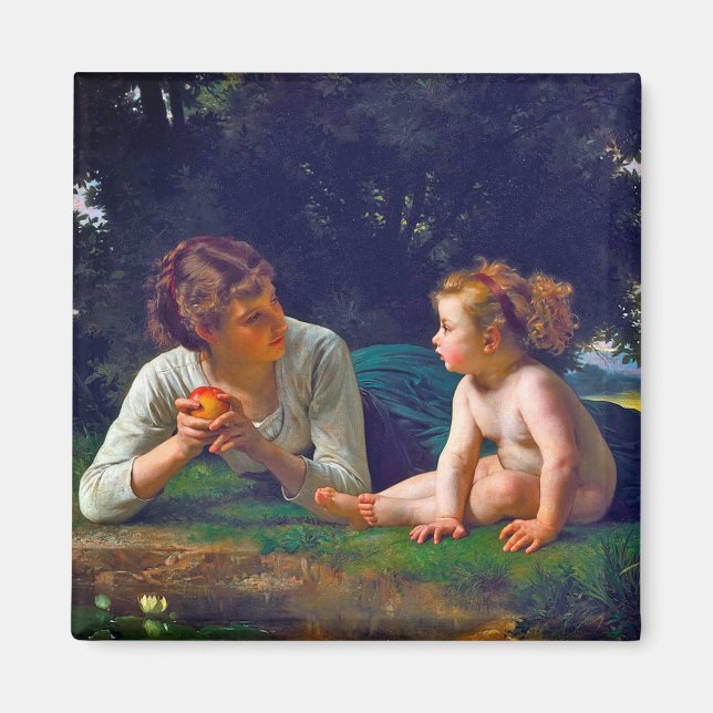 Temptation, Bouguereau Magnet (Vorne)