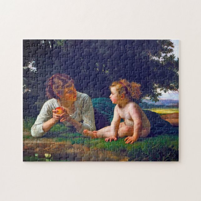 Temptation, Bouguereau Puzzle (Horizontal)