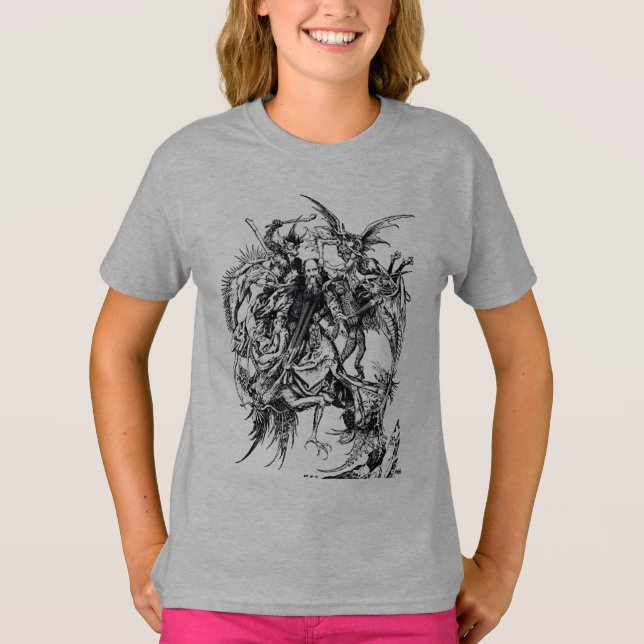 Temptation des Heiligen Anthony des Großen T-Shirt (Vorderseite)