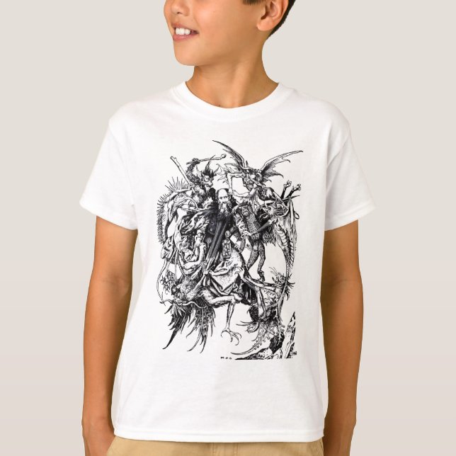 Temptation des Heiligen Anthony des Großen T-Shirt (Vorderseite)
