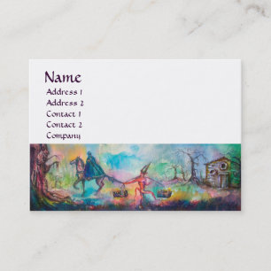 TEMPTATION Dunkler Ritter, Teufelskreis Schatz, bl Visitenkarte