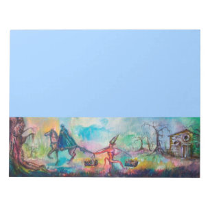 TEMPTATION Dunkler Ritter und Teufelskreis Schatz, Notizblock