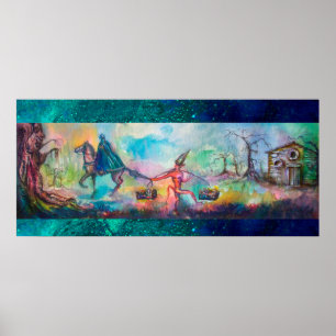 TEMPTATION Dunkler Ritter und Teufelskreis Schatz, Poster