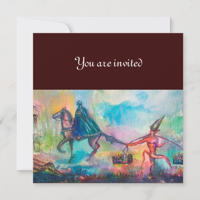 TEMPTATION-Monogramm-Edelstein gelb Einladung (Vorderseite)