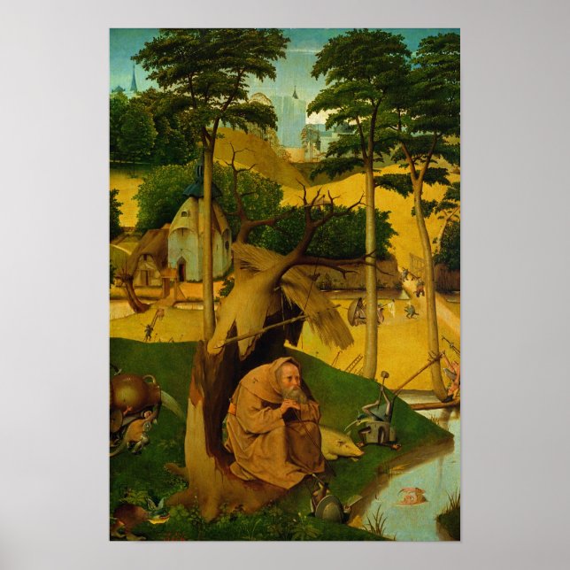 Temptation von St. Anthony, 1490 Poster (Vorne)