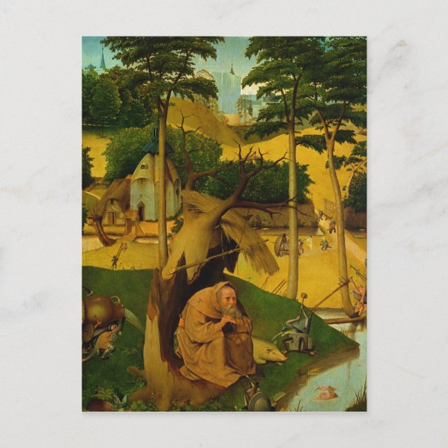 Temptation von St. Anthony, 1490 Postkarte (Vorderseite)