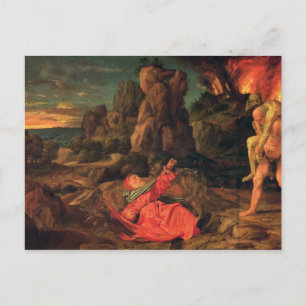 Temptation von St. Anthony, c.1530 Postkarte