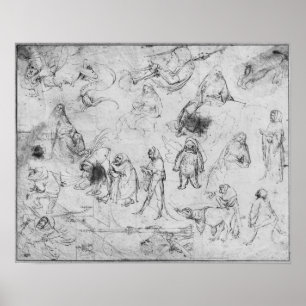 Temptation von St. Anthony Poster