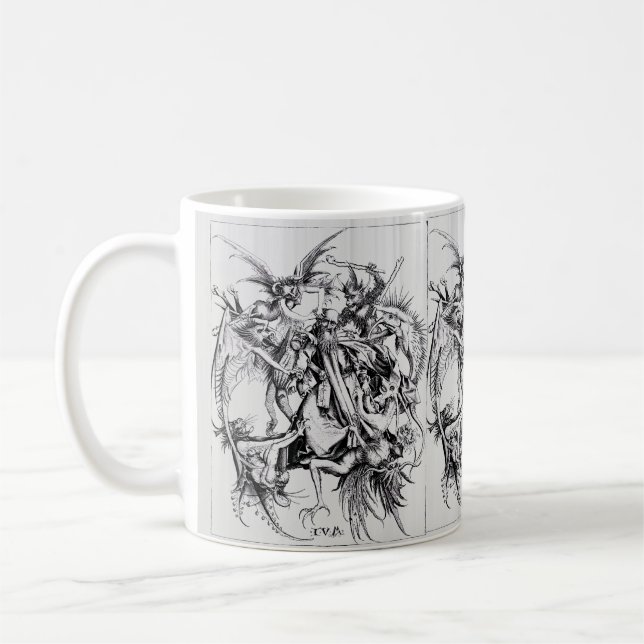 Temptationen von St. Anthony Kaffeetasse (Links)