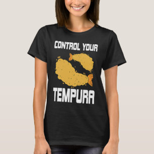 Tempura Pun Kostüm Garnelen und Meeresfrüchte T-Shirt