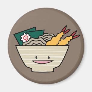 Tempura ramen Bowl Nori Shrimps Japanische Nudeln Magnet