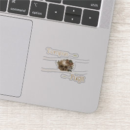 Tempus fugit aufkleber