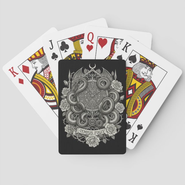 Tempus fugit Cards Spielkarten (Rückseite)