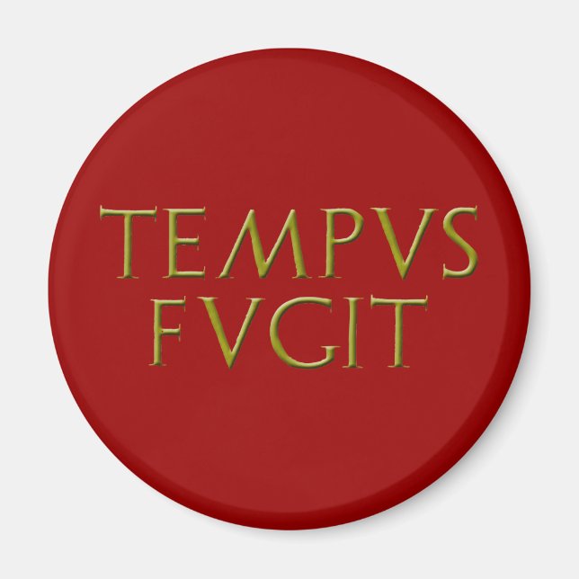 Tempus Fugit Magnet (Vorne)