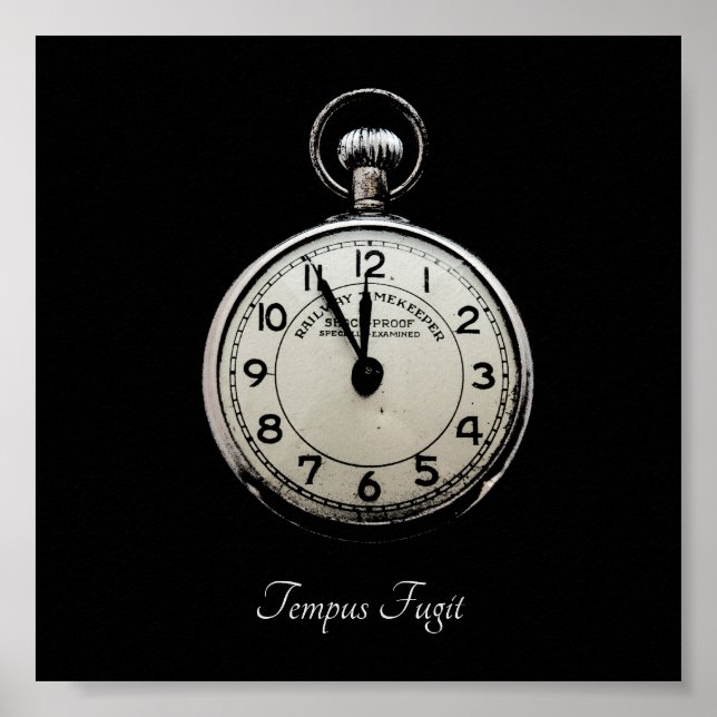 Tempus Fugit Poster (Vorne)