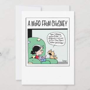 TEN CATS - Ein Wort aus Chesney Einladung