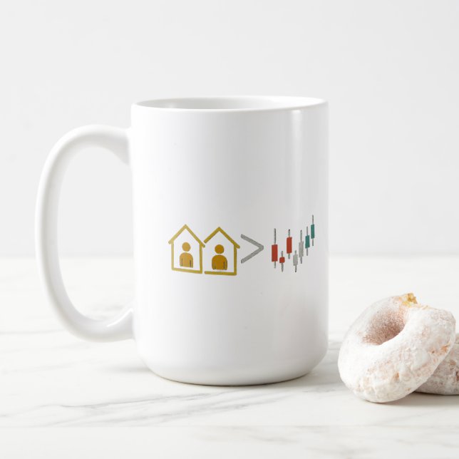 Tenants > Stocks Premium Kaffeetasse (Mit Donut)