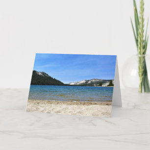 Tenaya Lake, Yosemite, Kalifornien Karte