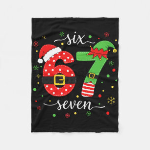 Tendenzielle Sechs Sieben Meme Weihnachten 67 Xmas Fleecedecke