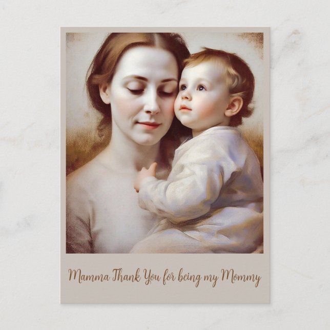 " TENDER EMBRACE " POSTKARTE (Vorderseite)