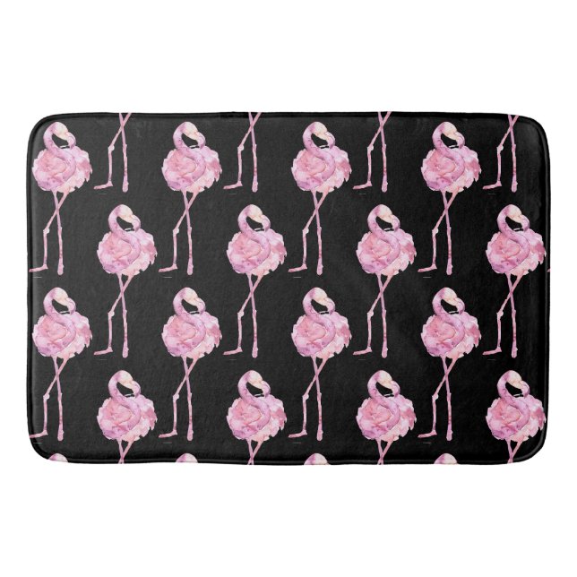 Tender Flamingo Serie Design 3 Badematte (Vorderseite)