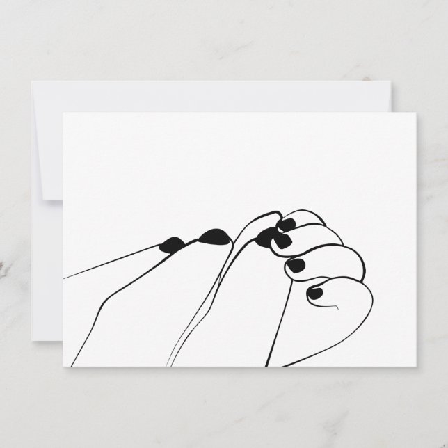 Tender Monochrome Mum Baby Hands (Vorderseite)