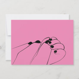 Tender Monochrome Mum Baby Hands