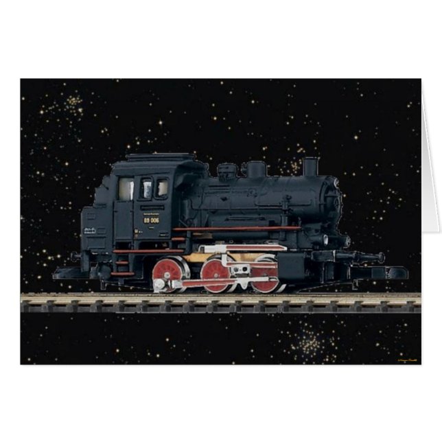 Tenderlokomotive BR 89 Card (Vorderseite (Horizontal))
