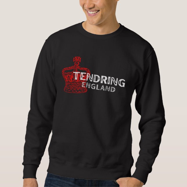 TENDRING England Kronenabzeichen Sweatshirt (Vorderseite)