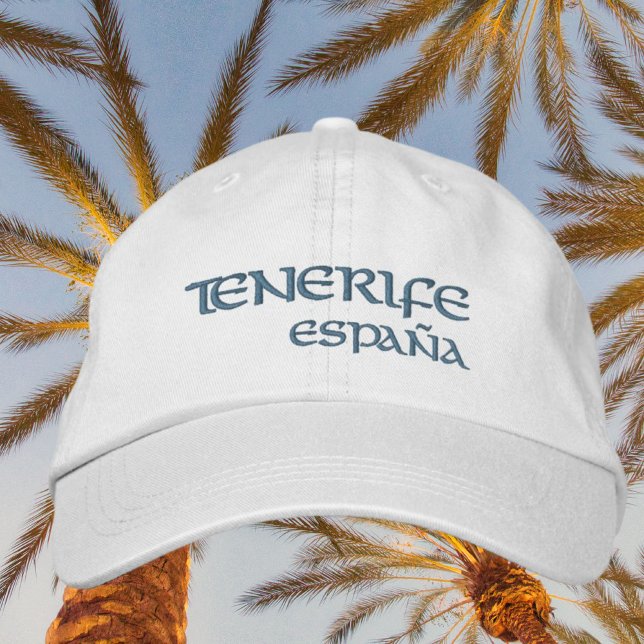 Tenerife España Spanien Strand bestickt mit Hut (Von Creator hochgeladen)
