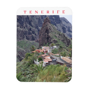 Tenerife Masca Panoramaaussicht Kühlschrankmagnet Magnet