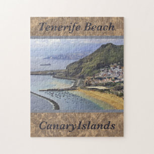 Tenerife Strand Kanarische Inseln Foto-Puzzle Puzzle