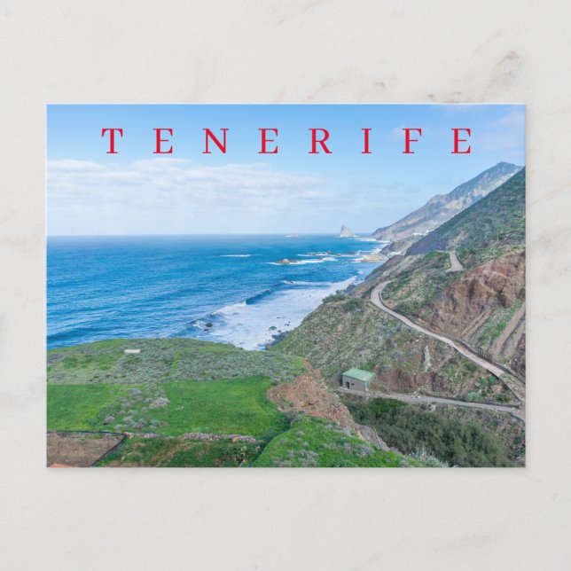 Tenerife Taganana View Postkarte (Vorderseite)