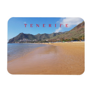 Tenerife Teresitas Beach View Kühlschrankmagnet Magnet