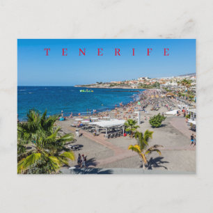 Tenerife Torviscas Beach View Postkarte