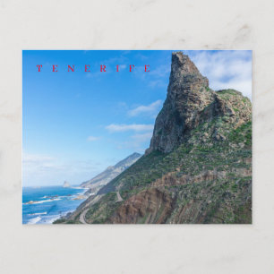 Teneriffa Anaga Aussicht auf die Postkarte