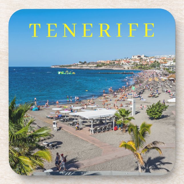 Teneriffa Beach View Untersetzer (Vorderseite)