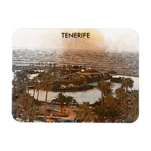 Teneriffa Canarias Spanien Vintage Magnet