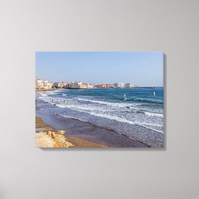 Teneriffa El Medano Ansicht Leinwand (Vorderseite)