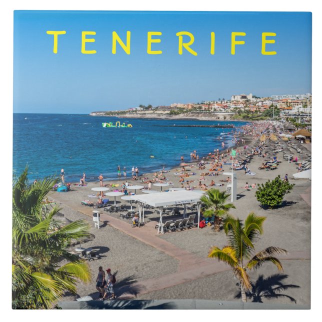 Teneriffa Keramik Fliese (Vorderseite)