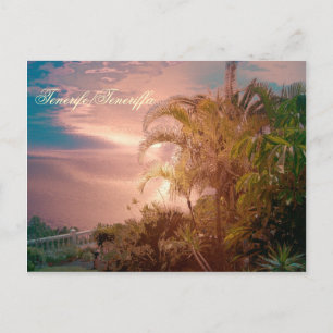 Teneriffa, phantastische Wirkung Postkarte