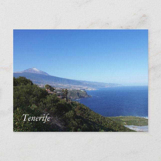 Teneriffa Postkarte (Vorderseite)