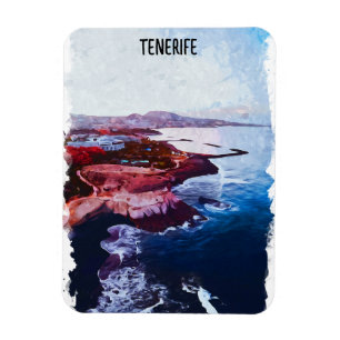 Teneriffa Spanien Küste Canarias Reisen Souvenir Magnet