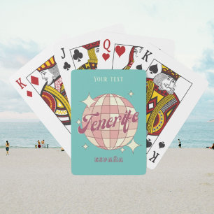 Teneriffa Spanien Reise Familie Strand Spiel Spielkarten