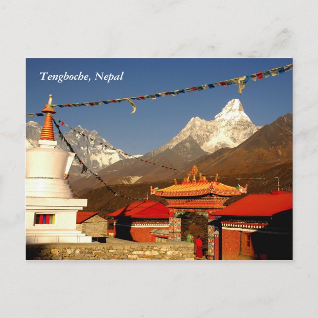 Tengboche Nepal Postkarte (Vorderseite)
