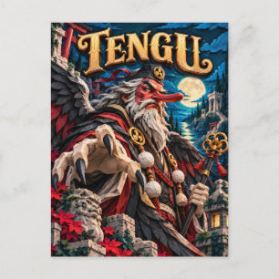 Tengu, Paper Cut Monster Postkarte