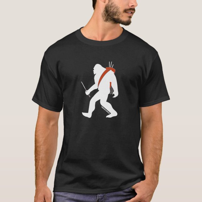 TENKARA ANGLER Sasquatch T-Shirt (Vorderseite)