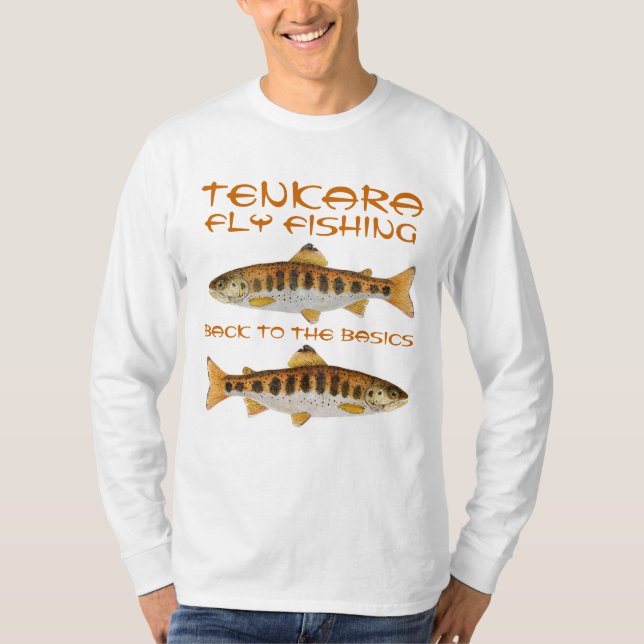 Tenkara Fliegen-Fischen T-Shirt (Vorderseite)